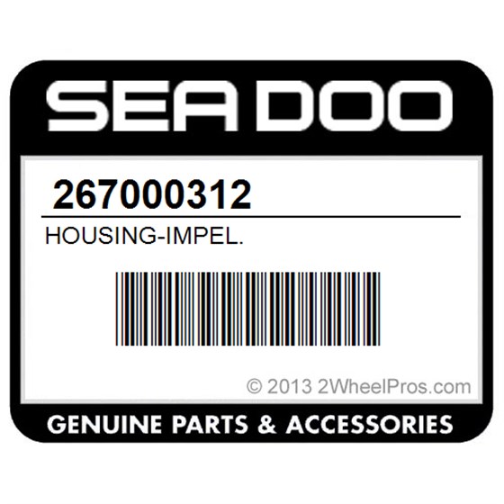 Sea-Doo 267000312 Housing-Impel.