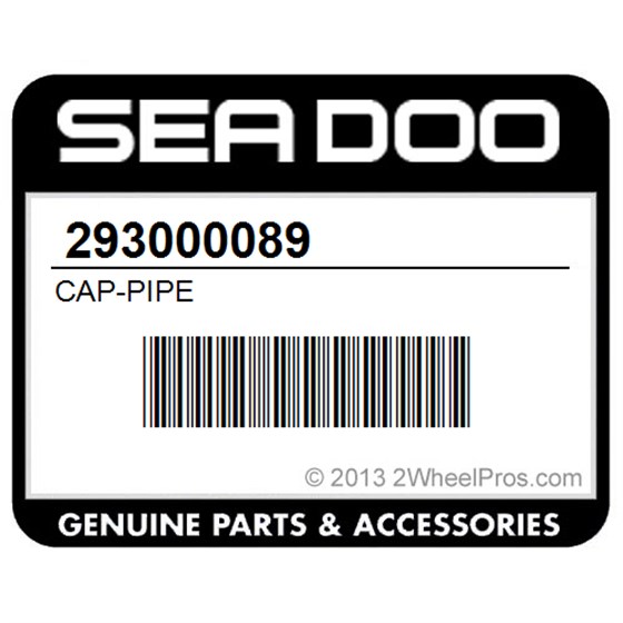 Sea-Doo 293000089 Cap-Pipe