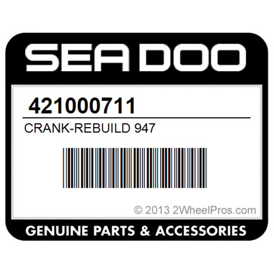 Sea-Doo 421000711 Crank-Rebuild 947