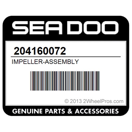 Sea-Doo 204160072 Impeller-Assembly