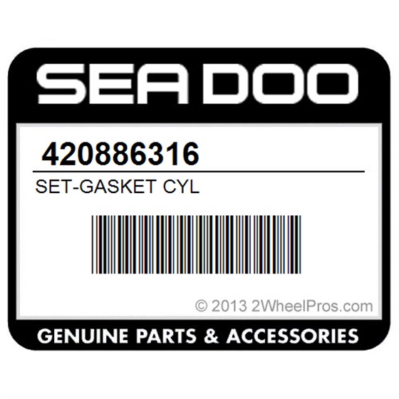 Sea-Doo 420886316 Set-Gasket Cyl