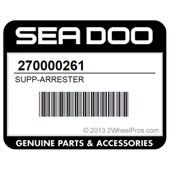 Sea-Doo 270000261 Supp-Arrester