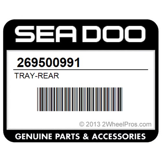 Sea-Doo 269500991 Tray-Rear