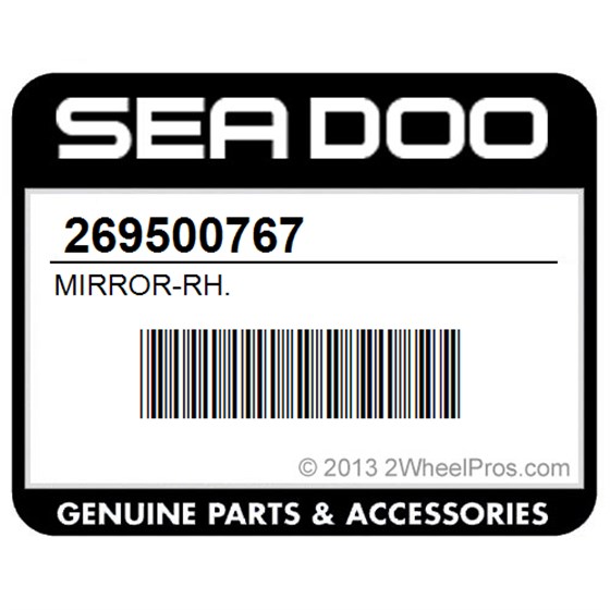 Sea-Doo 269500767 Mirror-Rh.