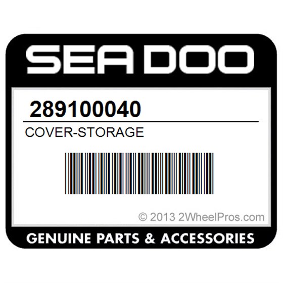Sea-Doo 289100040 Cover-Storage