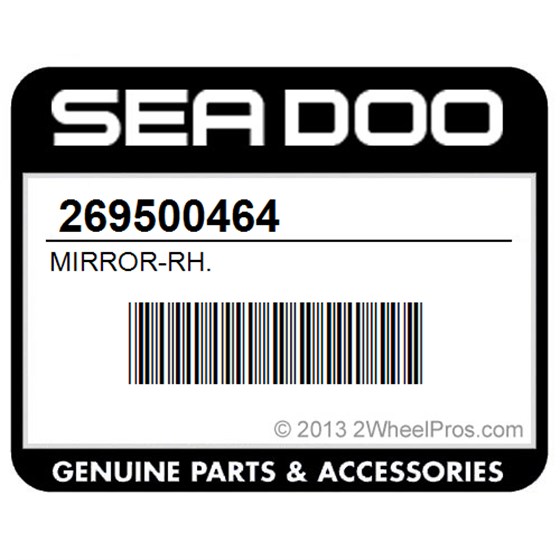 Sea-Doo 269500464 Mirror-Rh.
