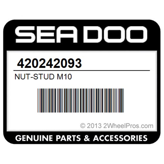 Sea-Doo 420242093 Nut-Stud M10