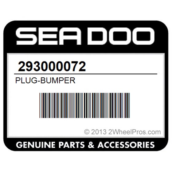 Sea-Doo 293000072 Plug-Bumper