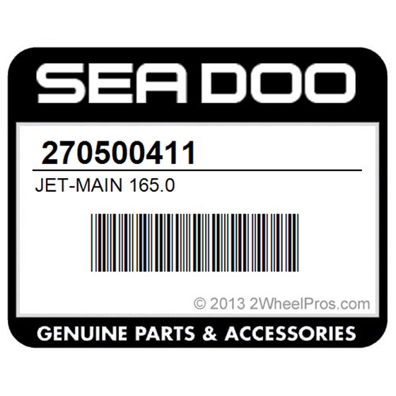 Sea-Doo 270500411 Jet-Main 165.0