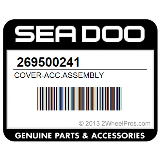 Sea-Doo 269500241 Cover-Acc.Assembly