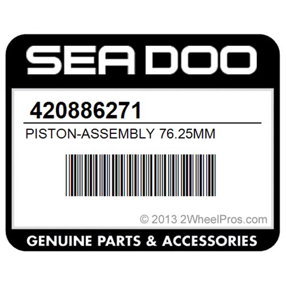 Sea-Doo 420886271 Piston-Assembly 76.25Mm