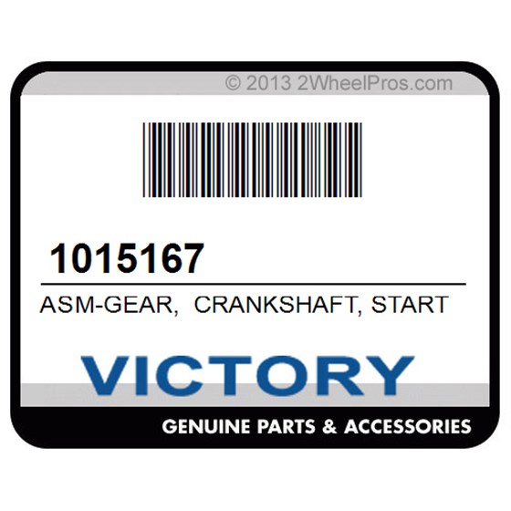 Victory 1015167 Asm-Gear, Crankshaft, Starter, Dr