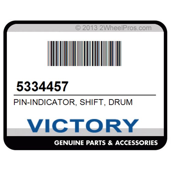 Victory 5334457 Pin-Indicator, Shift, Drum