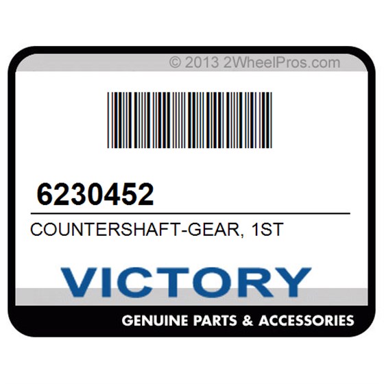 Victory 6230452 Countershaft-Gear, 1St