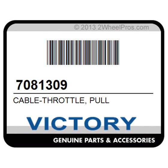 Victory 7081309 Cable-Throttle, Pull