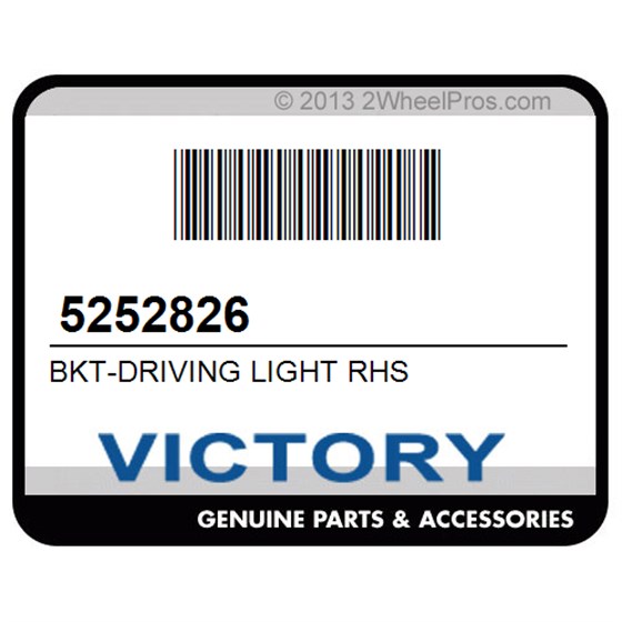 Victory 5252826 Bkt-Driving Light Rhs
