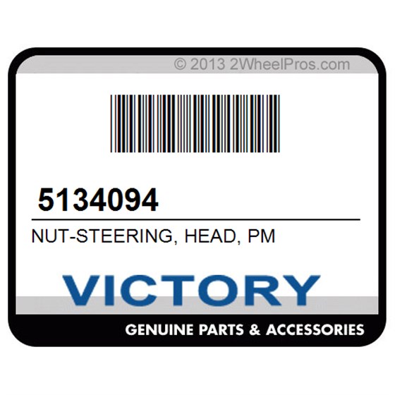 Victory 5134094 Nut-Steering, Head, Pm