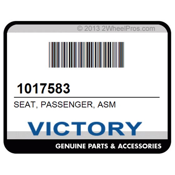 Victory 1017583 Seat, Passenger, Asm