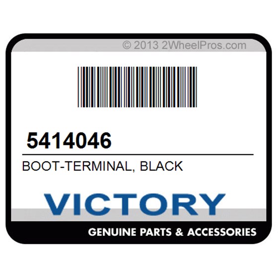 Victory 5414046 Boot-Terminal, Black