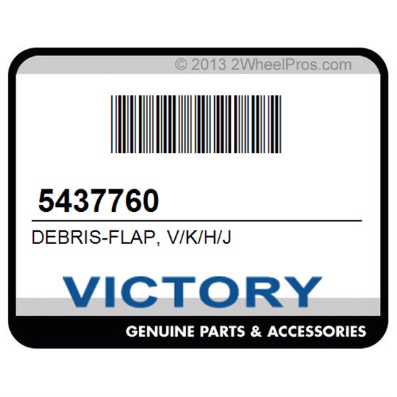 Victory 5437760 Debris-Flap, V/K/H/J