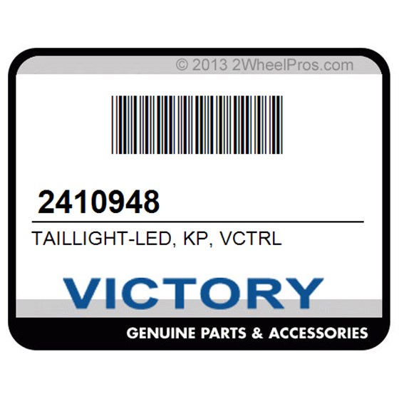 Victory 2410948 Taillight-Led, Kp, Vctrl