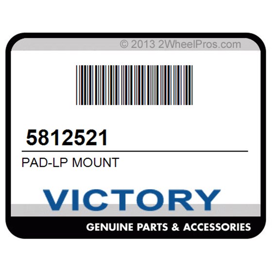 Victory 5812521 Pad-Lp Mount
