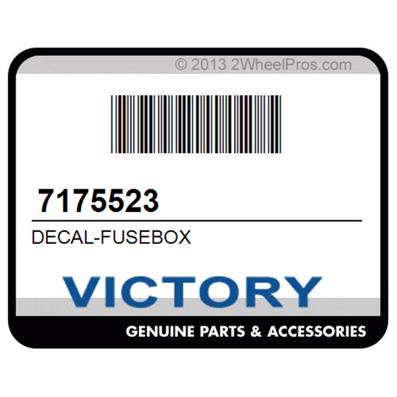Victory 7175523 Decal-Fusebox