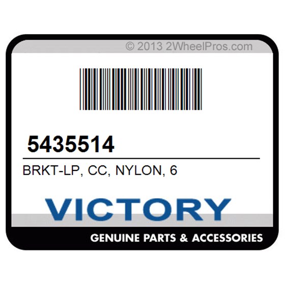 Victory 5435514 Brkt-Lp, Cc, Nylon, 6