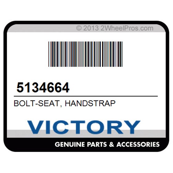Victory 5134664 Bolt-Seat, Handstrap