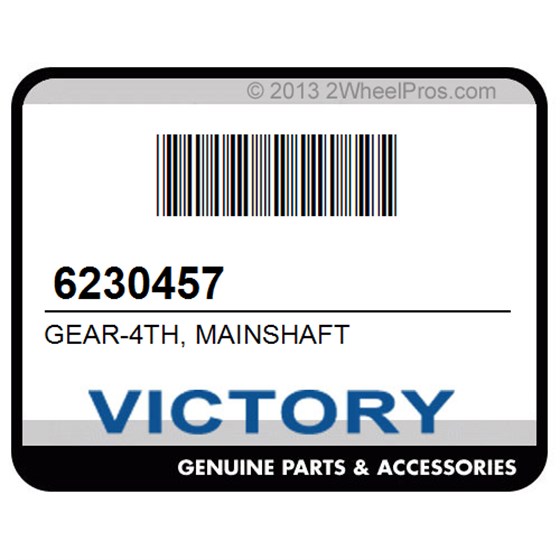 Victory 6230457 Gear-4Th, Mainshaft