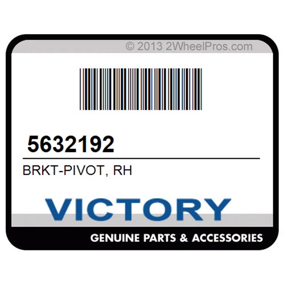 Victory 5632192 Brkt-Pivot, Rh