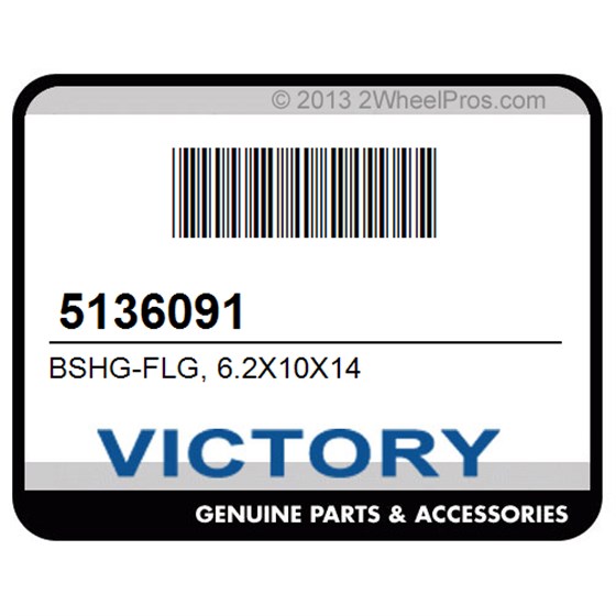 Victory 5136091 Bshg-Flg, 6.2X10x14