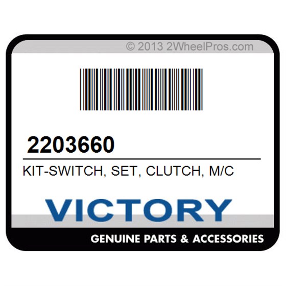 Victory 2203660 Kit-Switch, Set, Clutch, M/C