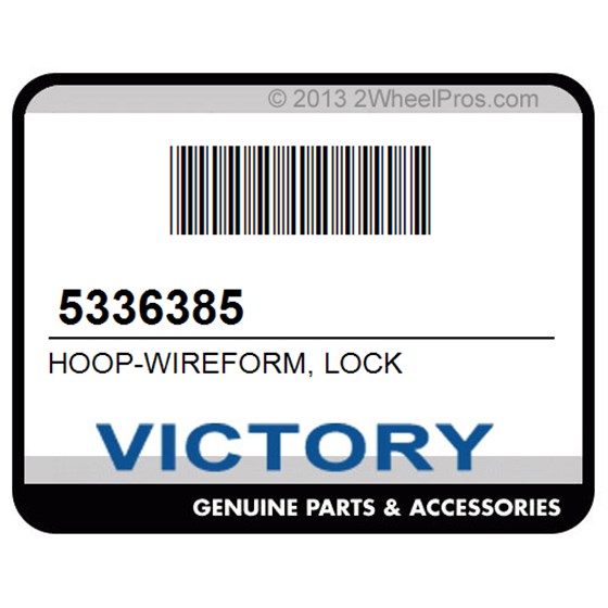Victory 5336385 Hoop-Wireform, Lock