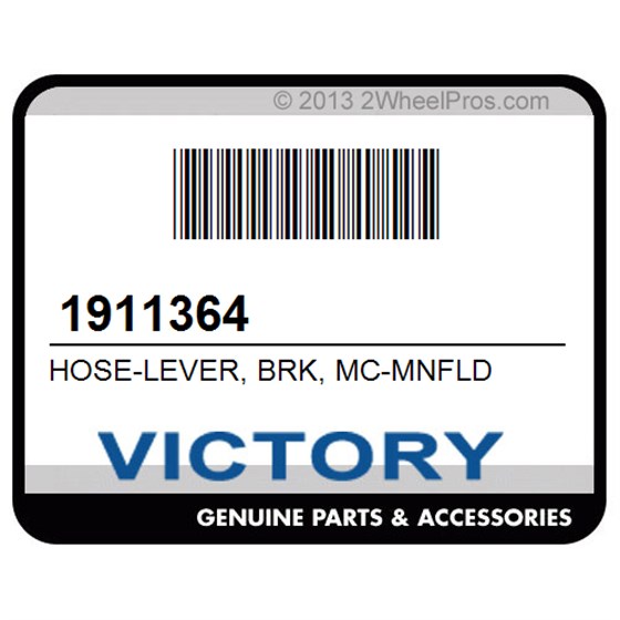Victory 1911364 Hose-Lever, Brk, Mc-Mnfld