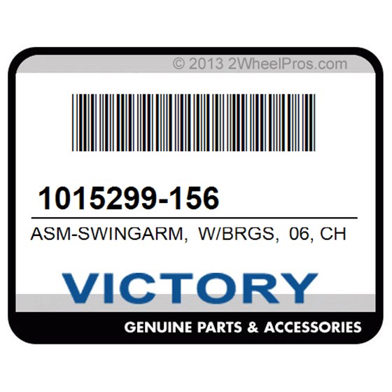 Victory 1015299-156 Asm-Swingarm, W/Brgs, 06, Chr