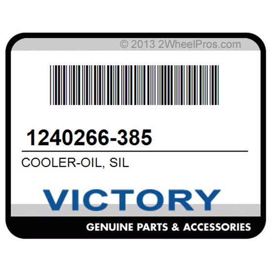 Victory 1240266-385 Cooler-Oil, Sil