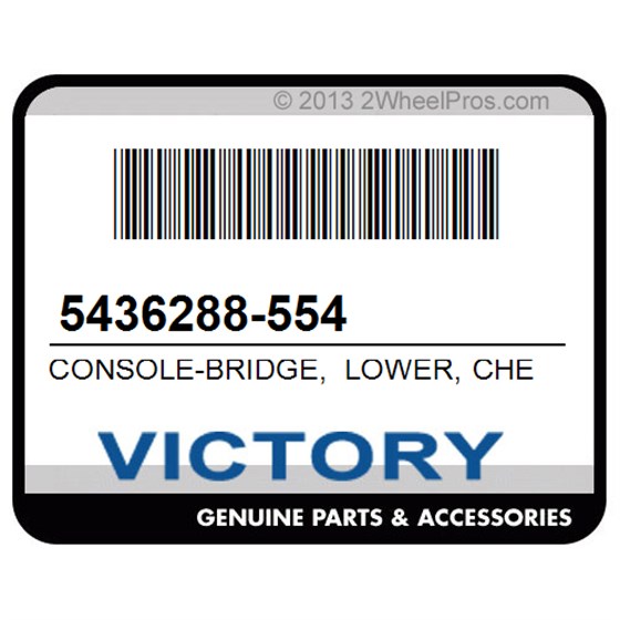 Victory 5436288-554 Console-Bridge, Lower, Cherry