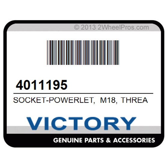 Victory 4011195 Socket-Powerlet, M18, Thread
