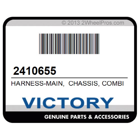 Victory 2410655 Harness-Main, Chassis, Combined