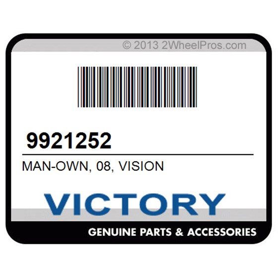 Victory 9921252 Man-Own, 08, Vision