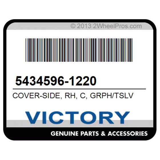 Victory 5434596-1220 Cover-Side, Rh, C, Grph/Tslv