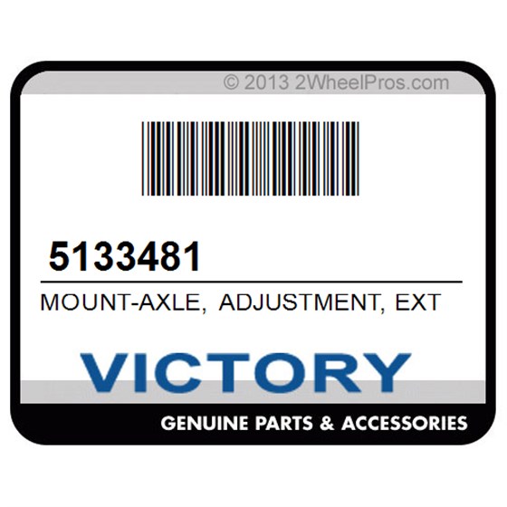 Victory 5133481 Mount-Axle, Adjustment, Extrusio