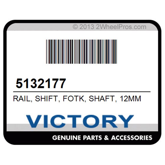 Victory 5132177 Rail, Shift, Fotk, Shaft, 12Mm