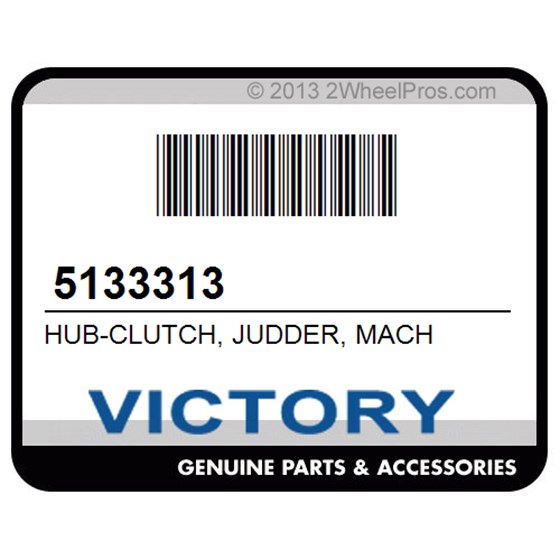 Victory 5133313 Hub-Clutch, Judder, Mach
