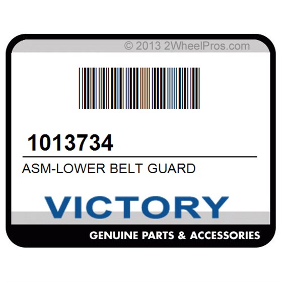 Victory 1013734 Asm-Lower Belt Guard
