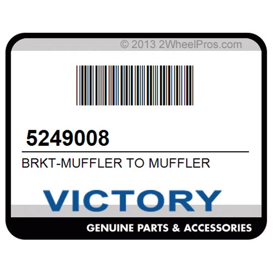 Victory 5249008 Brkt-Muffler To Muffler