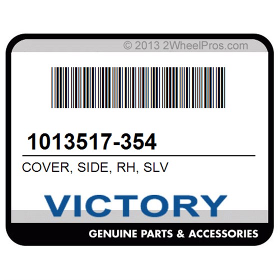 Victory 1013517-354 Cover, Side, Rh, Slv