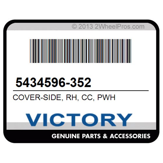 Victory 5434596-352 Cover-Side, Rh, Cc, Pwh