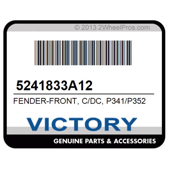 Victory 5241833A12 Fender-Front, C/Dc, P341/P352